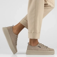 Leather shoes Filippo DP6122/25 TP taupe