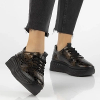 Leather sneakers Filippo DP7284/25 BR brown