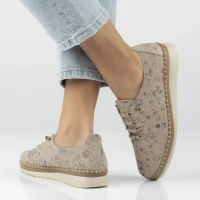 Leather shoes Filippo DP7542/26 MLT beige