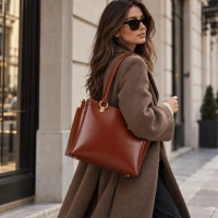 Brown handbag Réka