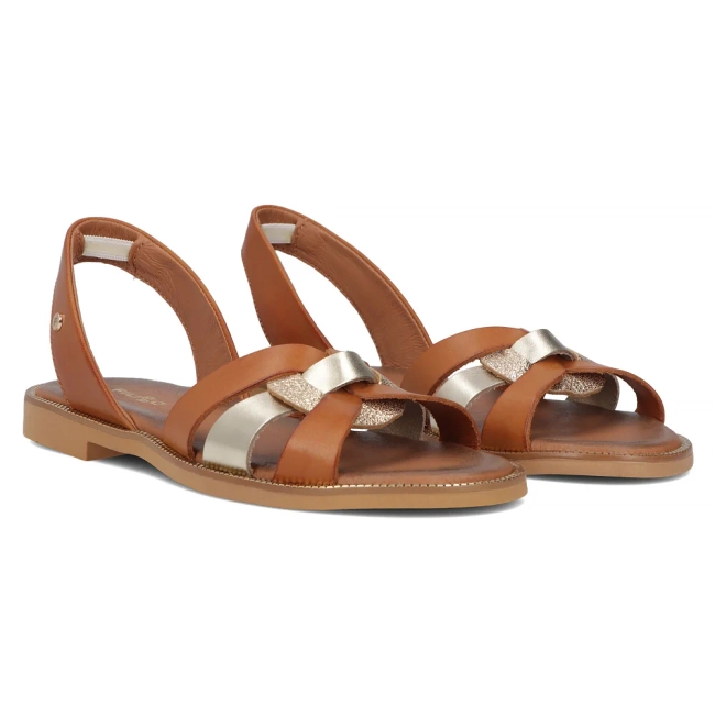 Leather sandals Filippo 40382 brown