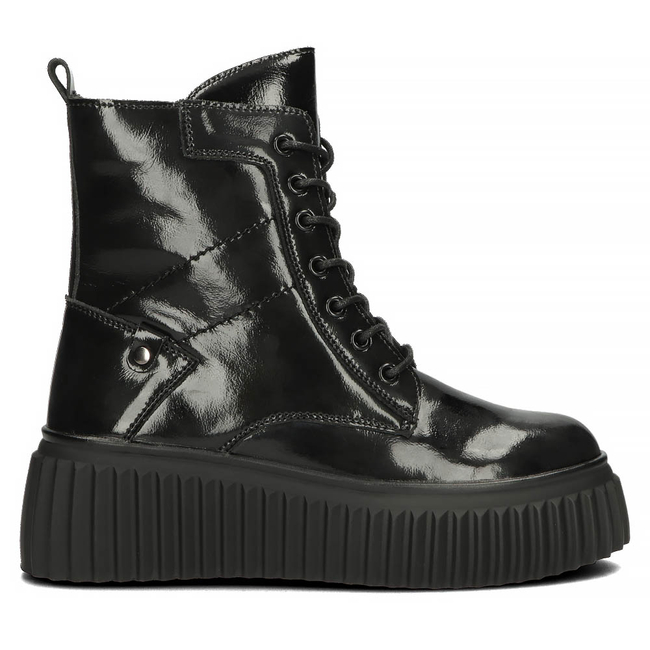 Leather boots Filippo DBT3960/22 BK black