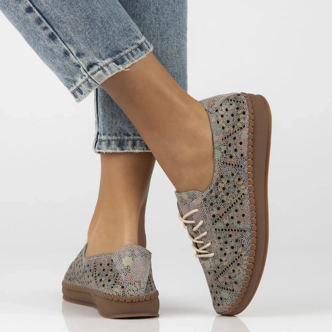 Leather shoes Filippo DP6830/25 MLT multicolor