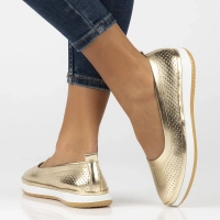 Leather ballerinas Filippo DP7008/25 GO gold