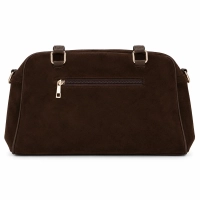 Dark brown handbag Ines