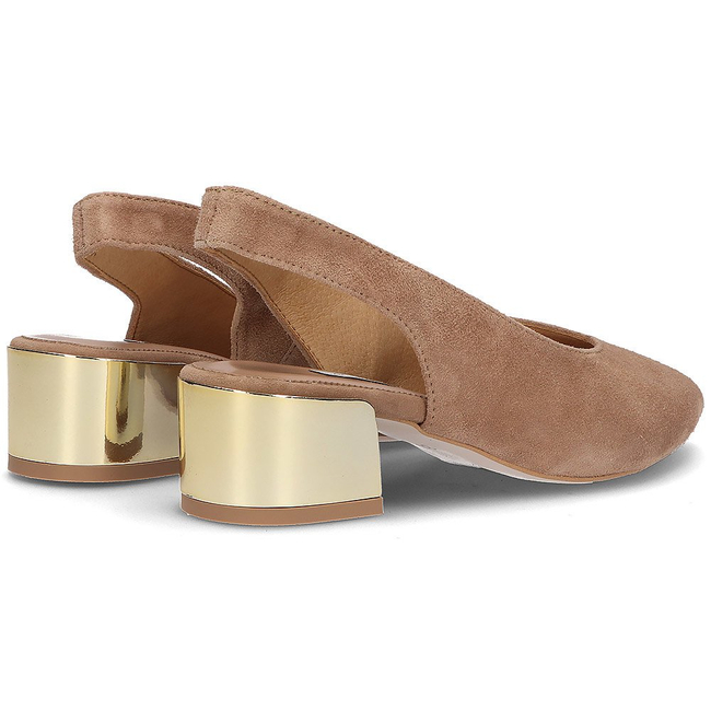 Suede sandals Alexio Giorgio 7041 beige
