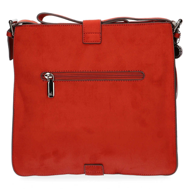 Torebka Listonoszka Diana DJX1900-3 Czerwona