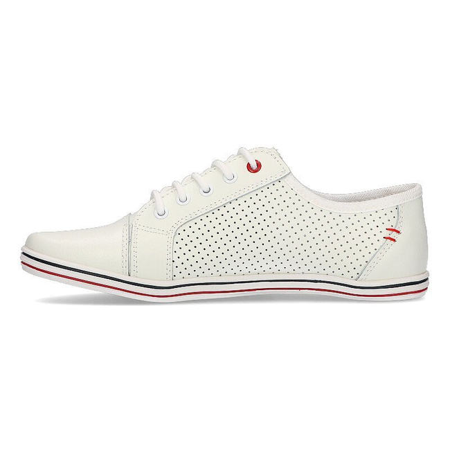 Leather shoes Filippo DP009/21 WH white