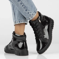 Leather ankle boots Filippo DBT4705/23 BK black