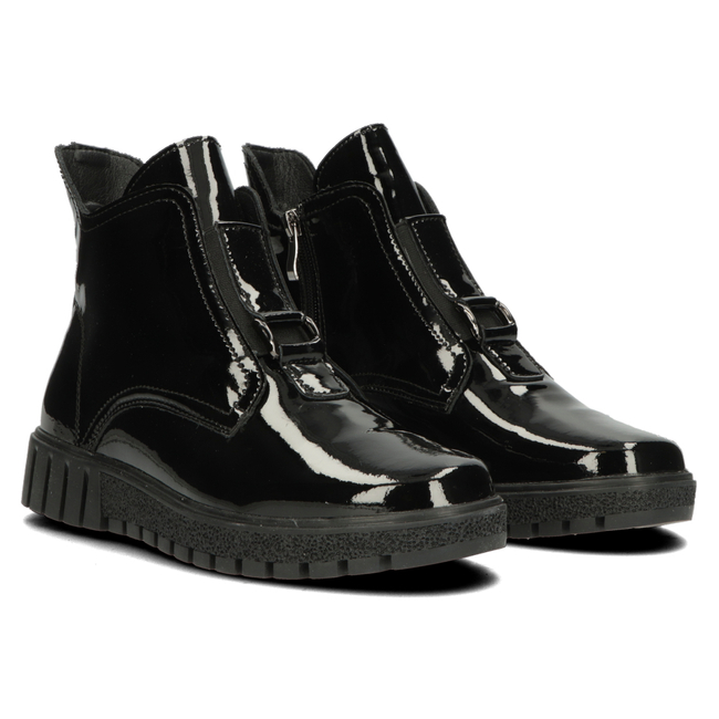 Skórzane botki Filippo DBT3952/22 BK czarne