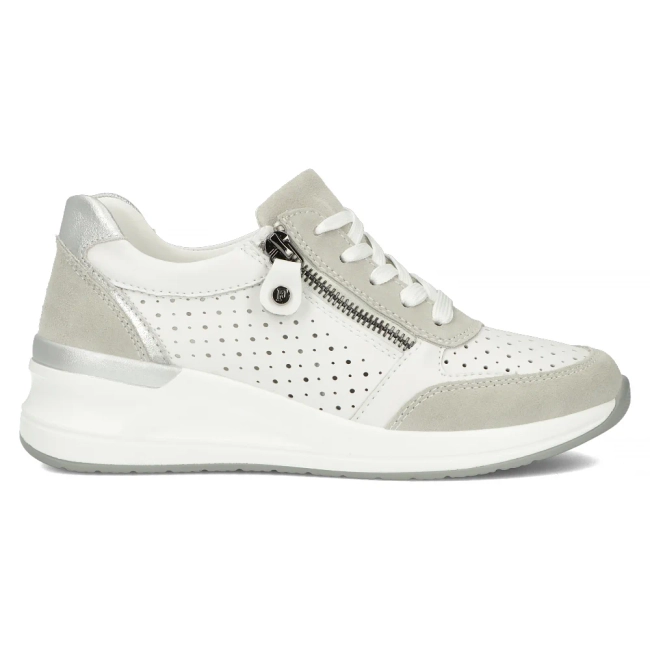 Skórzane sneakersy Filippo DP6011/24 WH białe