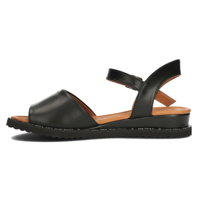 Leather sandals Filippo DS3913/22 BK black