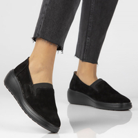 Leather shoes Filippo DP4197/22 BK SU black