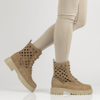 Leather filippo boots DBT3715/22 BE beige