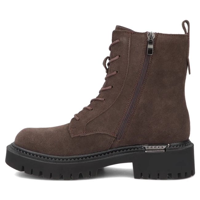 Skórzane botki Filippo DBT8063/26 D BR brązowe