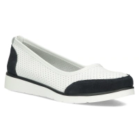 Leather shoes Filippo DP4524/24 WH NV white