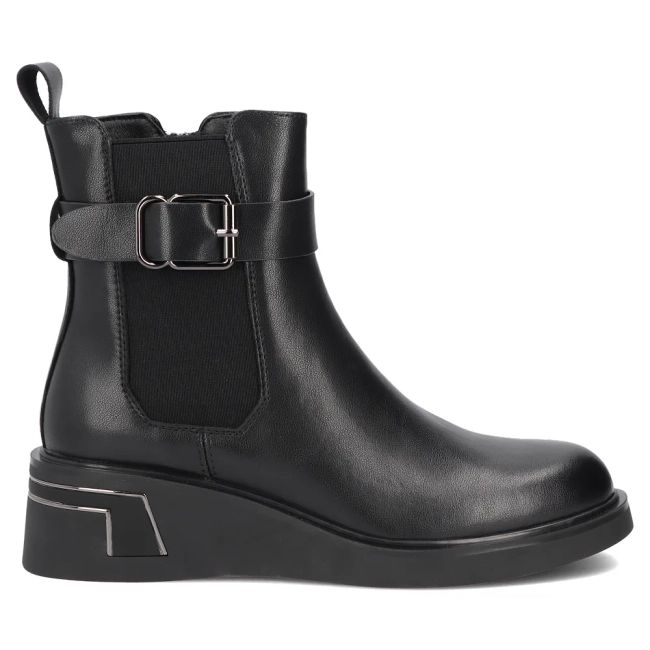 Leather ankle boots Filippo DBT8049/26 BK black