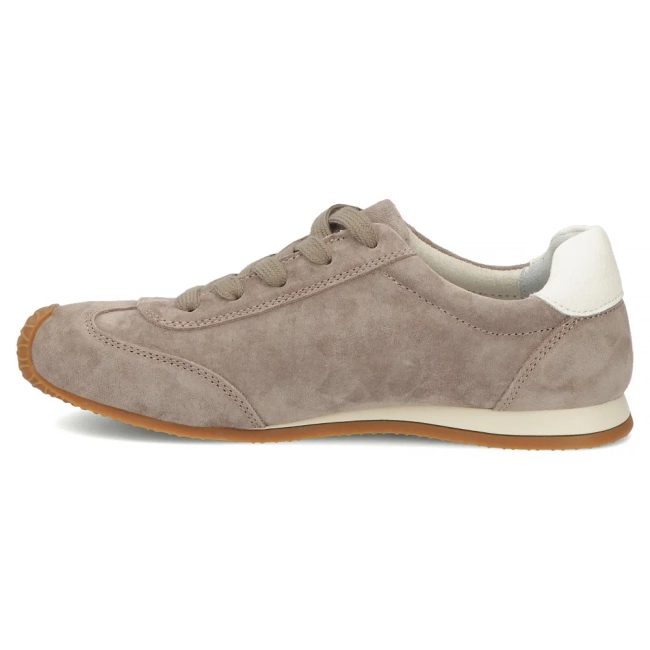 Skórzane sneakersy Filippo DP7963/26 TP taupe