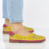 Leather shoes Filippo DP1224/20 YL Yellow