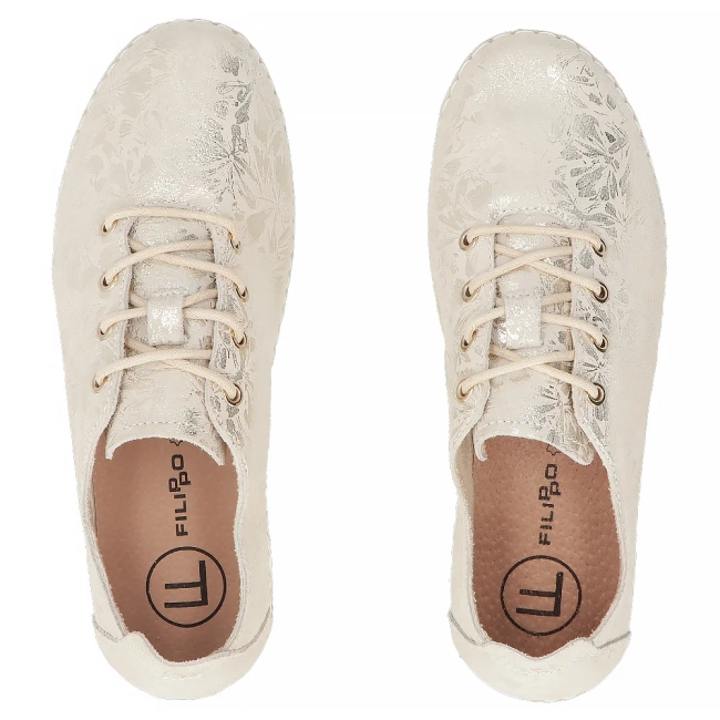 Leather shoes Filippo DP7525/26 GO gold