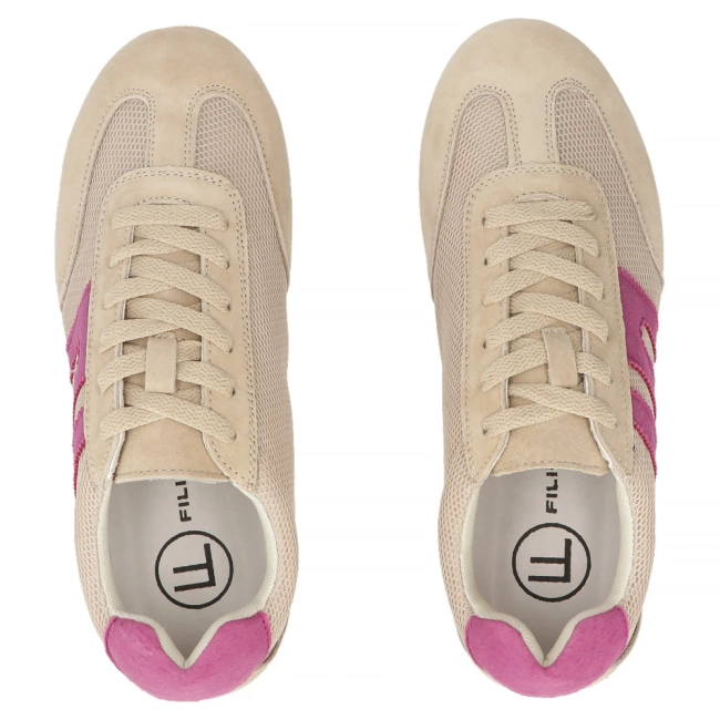 Leather sneakers Filippo DP7595/26 BE FH beige