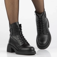 Leather ankle boots Filippo DBT6550/24 BK black