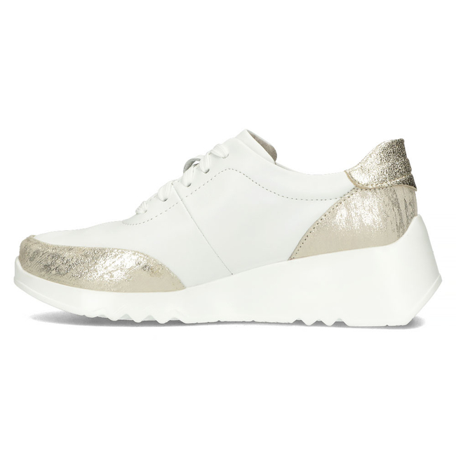 Skórzane Sneakersy Filippo DP4591/23 WH białe