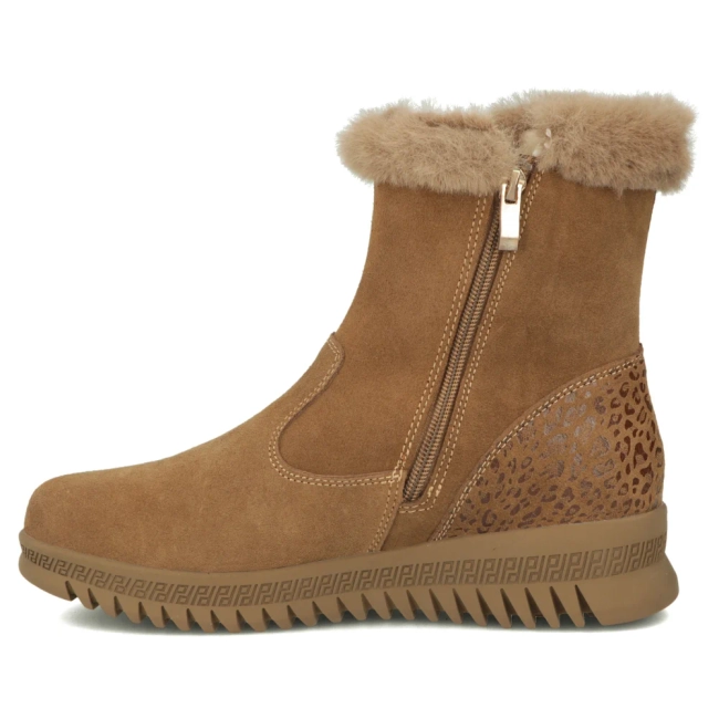 Leather ankle boots Filippo DBT7271/25 BR brown