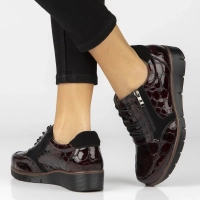 Leather shoes Filippo DP4912/26 BG CR burgundy