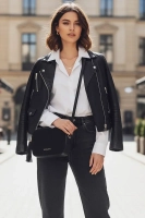 Leather handbag Toscanio G88 black