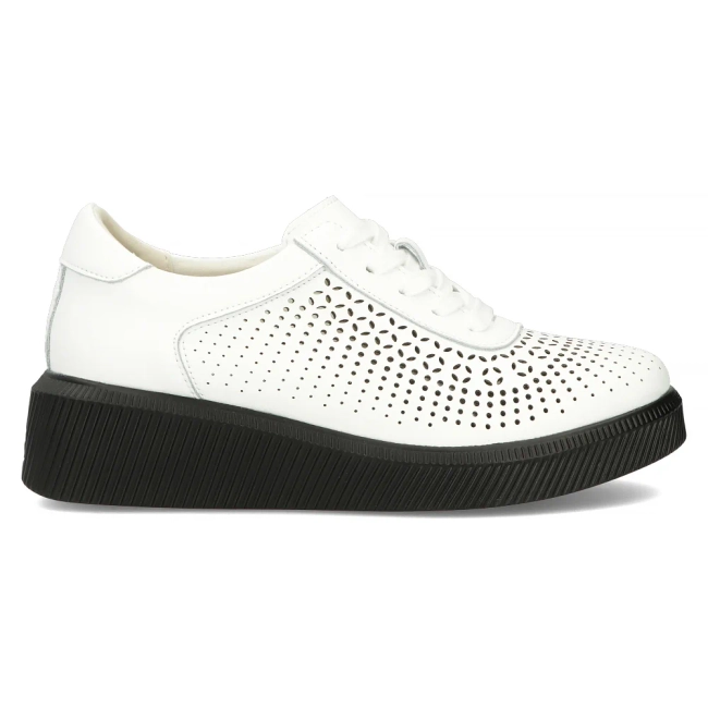 Leather shoes Filippo DP6213/24 WH white