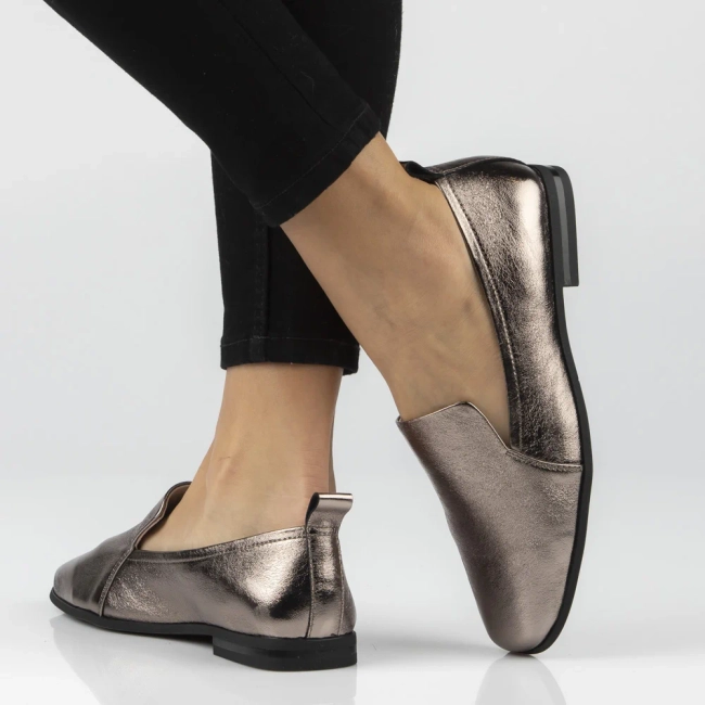 Leather shoes Filippo DP7739/26 GN gun metal