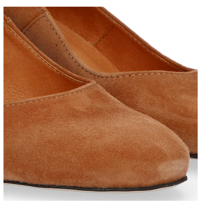 Półbuty Filippo 1512 Welur Kork