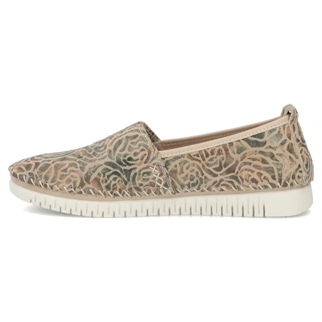 Leather shoes Filippo DP7667/26 BE MLT beige