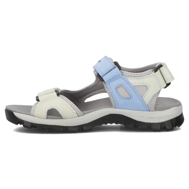 Leather sandals Filippo DS7033/25 BL GE blue and green