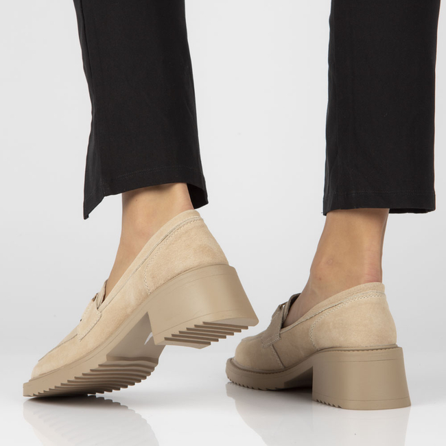 Leather shoes Filippo DP4145/22 BE beige