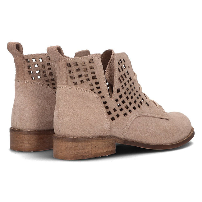 Leather ankle boots Filippo 2628 beige