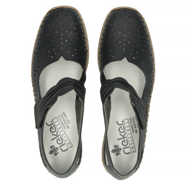 Leather Shoes Filippo 41399-14 navy