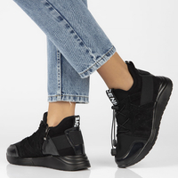 Leather sneakers Filippo DP4168/22 BK black