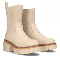 Botki typu workery Filippo K996 beżowe