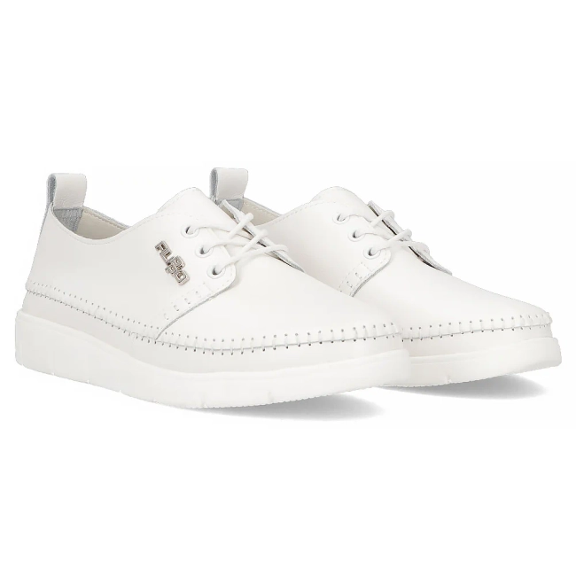 Leather shoes Filippo DP6747/25 WH white