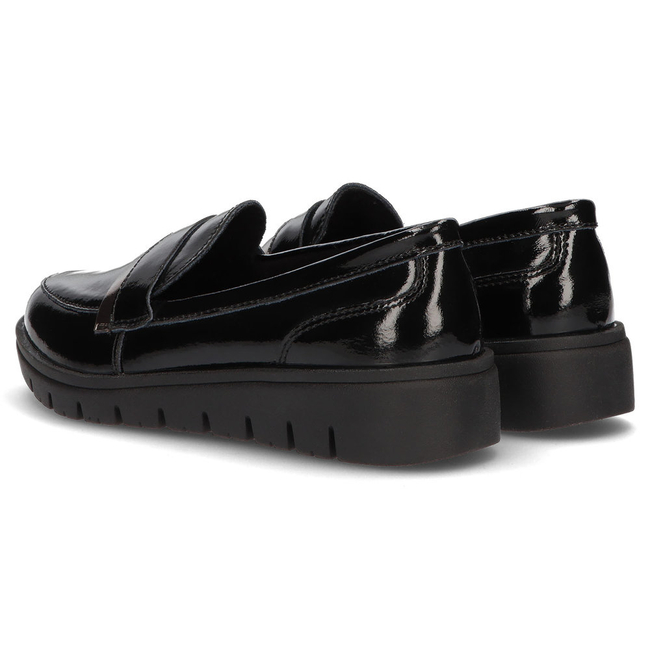 Skórzane półbuty Filippo DP3205/21 BK czarne