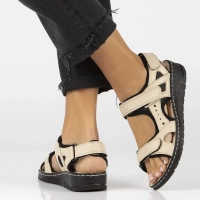 Leather sandals Artiker 52C0294 beige