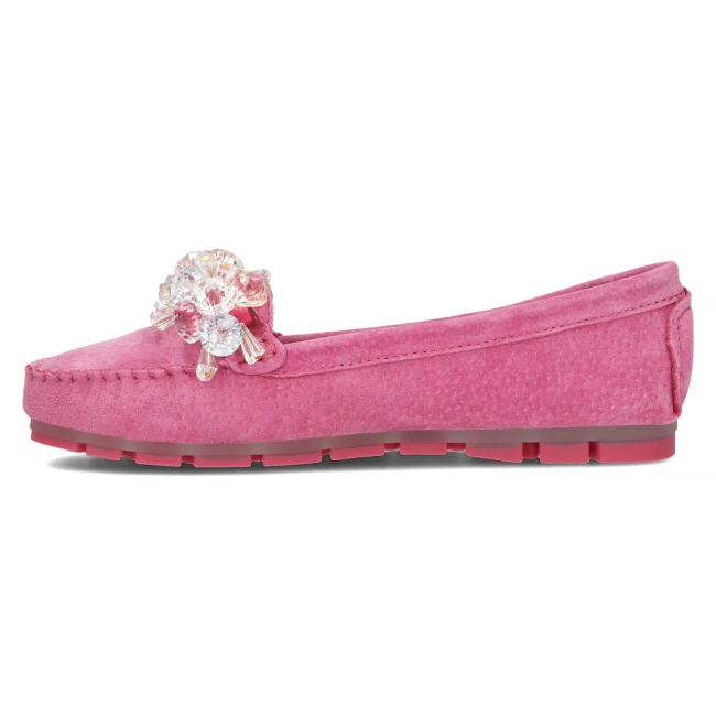 Leather loafers Filippo DP4549/24 FH pink