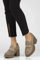 Leather shoes Filippo 20157 fango