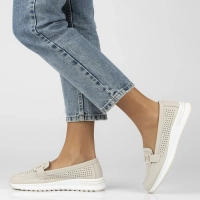 Leather shoes Filippo DP4400/25 BE beige