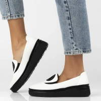 Leather shoes Filippo DP6801/25 WH white