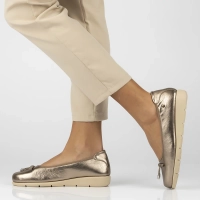 Leather ballerinas Maciejka P6504-25/00-1 gold