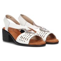 Leather sandals Filippo DS2308/21 WH white