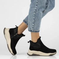 Leather ankle boots Filippo DBT6446/24 BK black